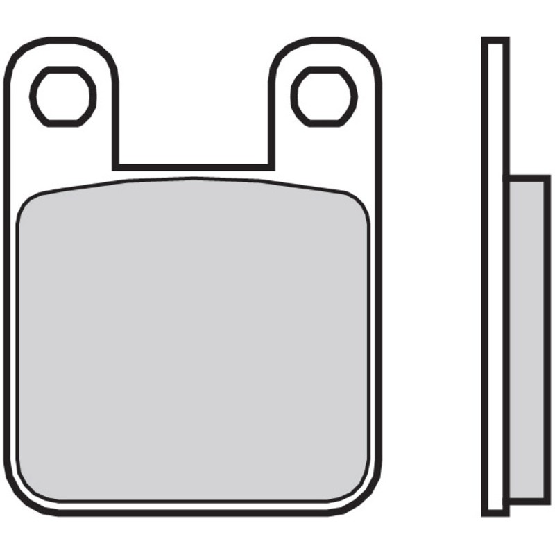 Pastillas de freno orgánicas Brembo 07044