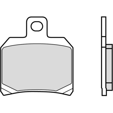 Pastillas de freno orgánicas Brembo 07004