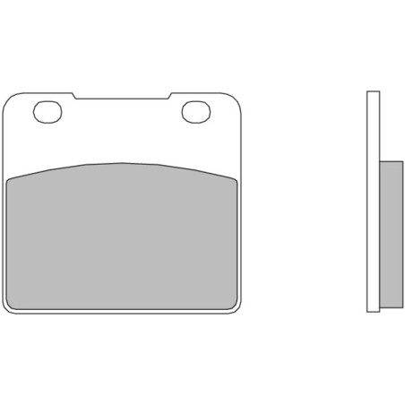 Pastillas de freno orgánicas Brembo 07SU0607
