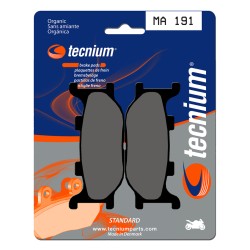 Pastillas de freno Tecnium MA191 Orgánicas