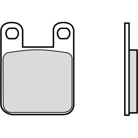 Pastillas de freno orgánicas Brembo 07BB1205