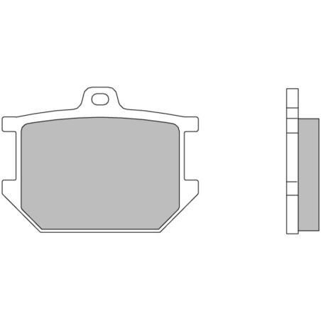 Pastillas de freno orgánicas Brembo 07YA0309