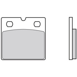 Pastillas de freno orgánicas Brembo 07BB2107 2