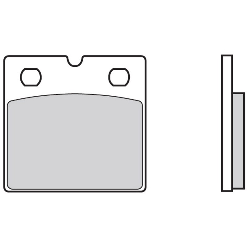 Pastillas de freno orgánicas Brembo 07BB2107