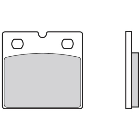 Pastillas de freno orgánicas Brembo 07BB2107
