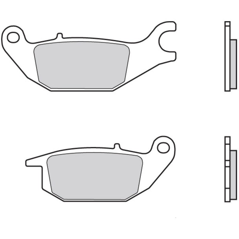 Pastillas de freno orgánicas Brembo 07HO4905