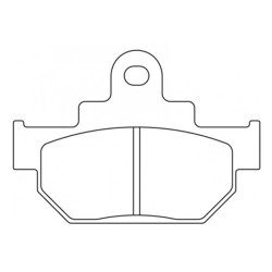 Juego de pastillas sinterizadas CL BRAKES (2387S4)