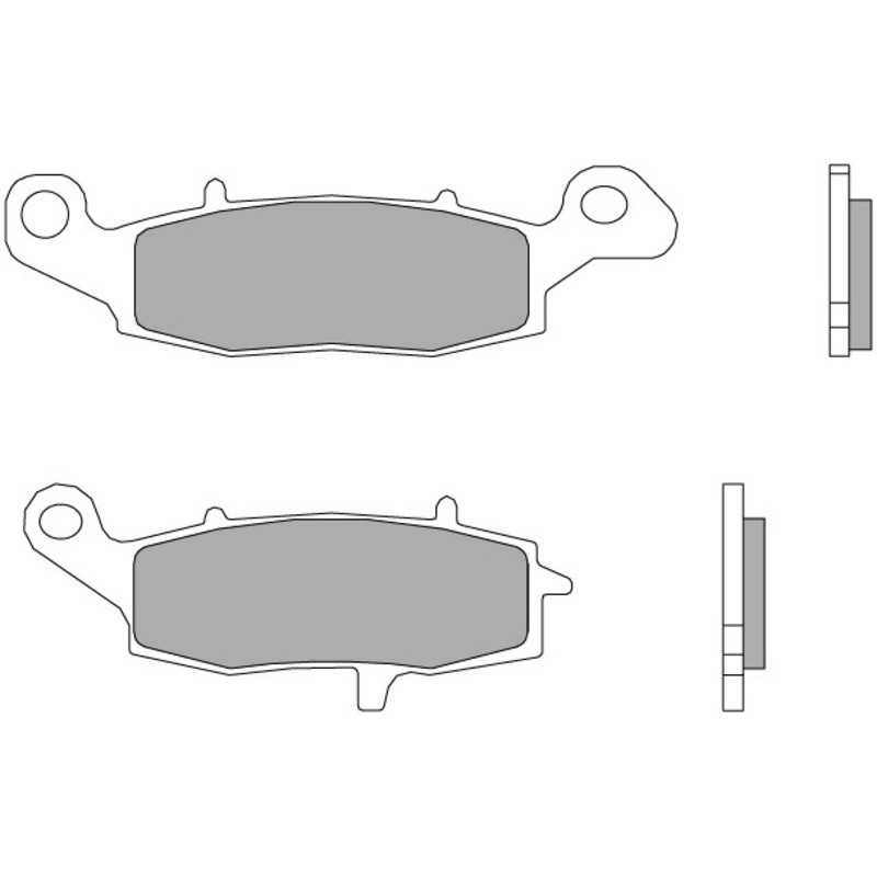 Pastillas de freno orgánicas Brembo 07KA1907