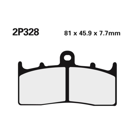 Juego pastillas de freno NISSIN 2P328ST Del. BMW