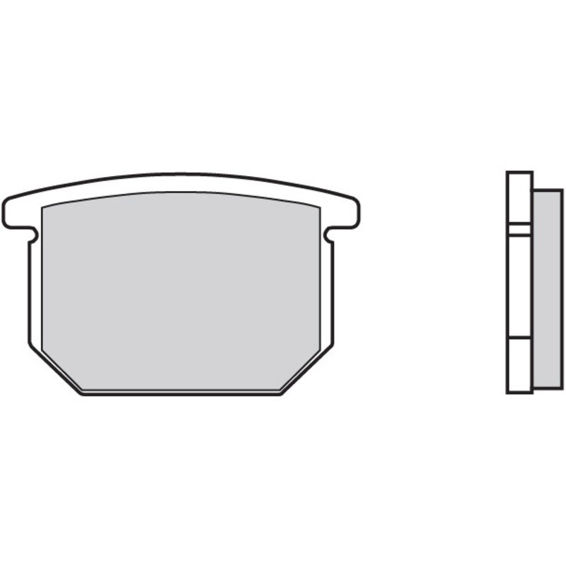 Pastillas de freno orgánicas Brembo 07SU0412