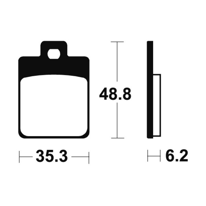 Pastillas de freno Tecnium MSS368 Sinterizadas