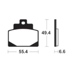 Pastillas de freno TECNIUM sinterizadas - MSS438