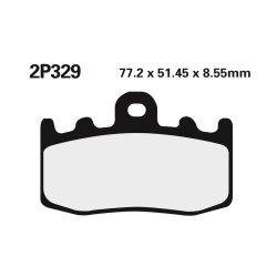 Juego pastillas de freno NISSIN 2P329ST Del. BMW