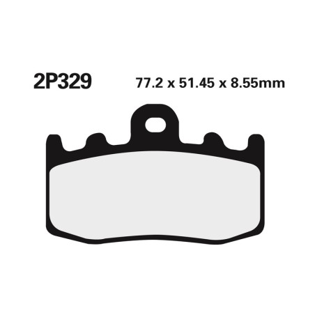 Juego pastillas de freno NISSIN 2P329ST Del. BMW