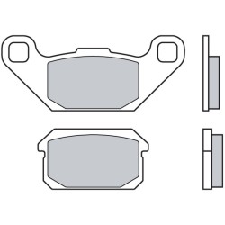 Pastillas de freno orgánicas Brembo 07GR78CC 2