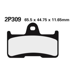 Juego pastillas de freno NISSIN 2P309GS Tra. LX700-4A QUAD