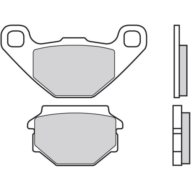 Pastillas de freno orgánicas Brembo 07014