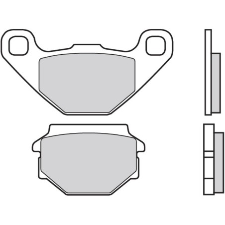 Pastillas de freno orgánicas Brembo 07014