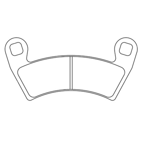 Juego de pastillas sinterizadas CL BRAKES (1229ATV1)