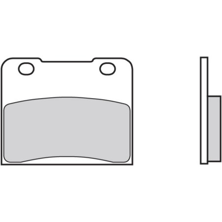 Pastillas de freno orgánicas Brembo 07SU0707
