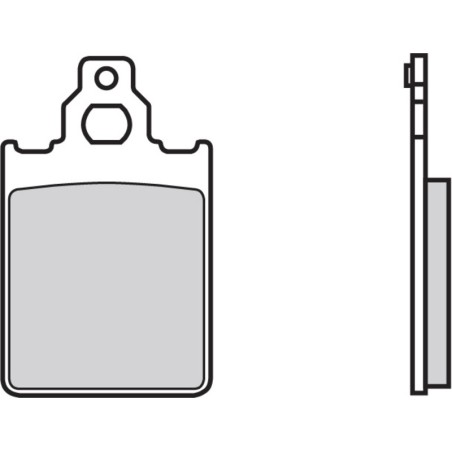 Pastillas de freno orgánicas Brembo 07013