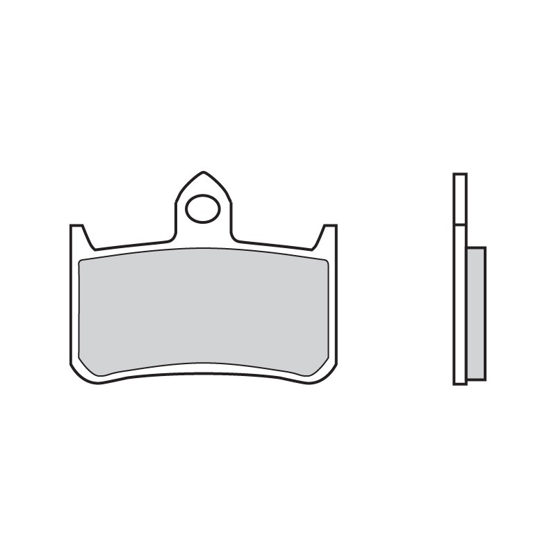 Pastillas de freno sinterizadas racing BREMBO 07HO28SR