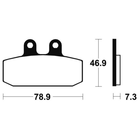 Pastillas de freno Tecnium MSS88 Sinterizadas