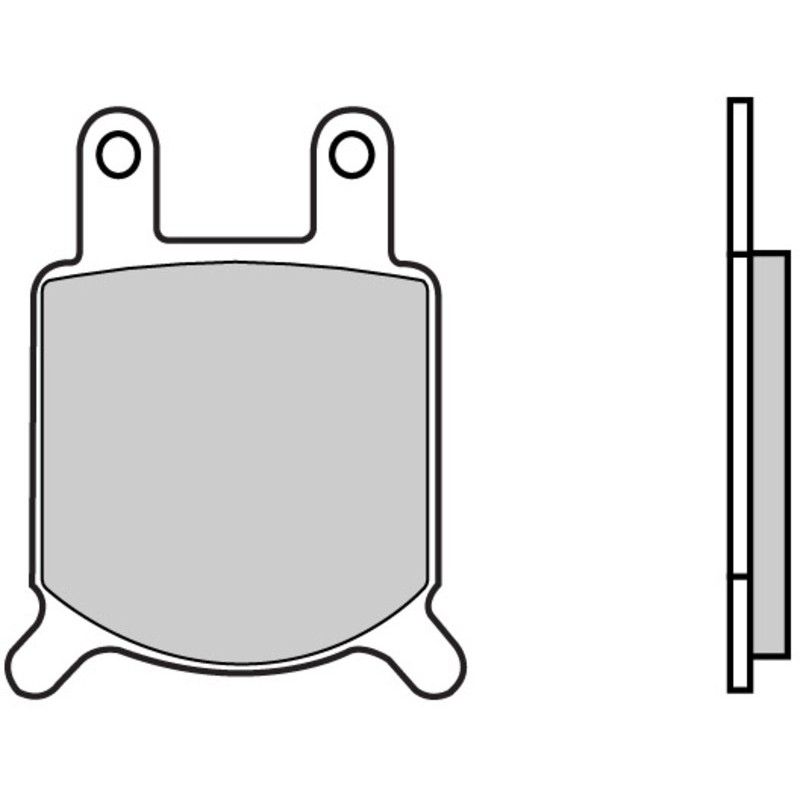 Pastillas de freno orgánicas Brembo 07GR0204