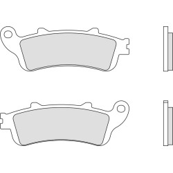 Pastillas de freno orgánicas Brembo 07HO4206 2