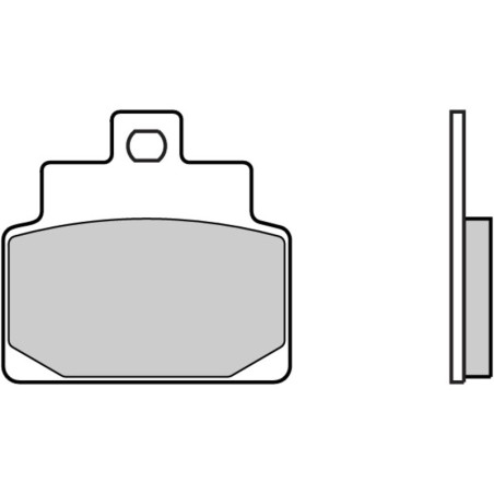 Pastillas de freno orgánicas Brembo 07021