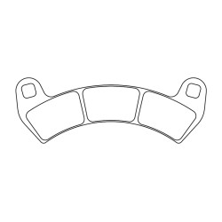 Juego de pastillas sinterizadas CL BRAKES (1247ATV1)