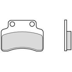 Pastillas de freno orgánicas Brembo 07018 2