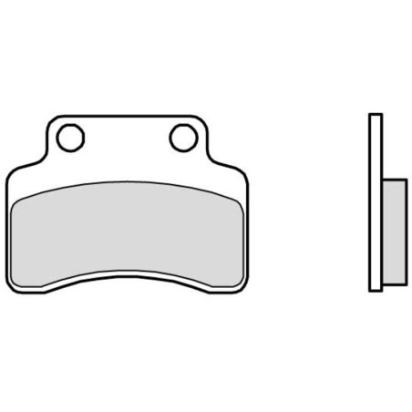 Pastillas de freno orgánicas Brembo 07018