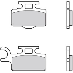 Pastillas de freno sinterizadas de competición Brembo 07KA27SX 2
