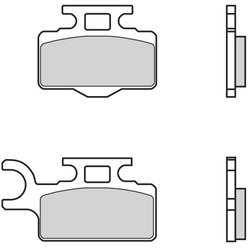 Pastillas de freno sinterizadas de competición Brembo 07KA27SX