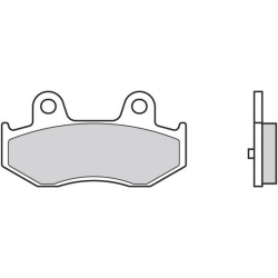 Pastillas de freno orgánicas Brembo 07055 2
