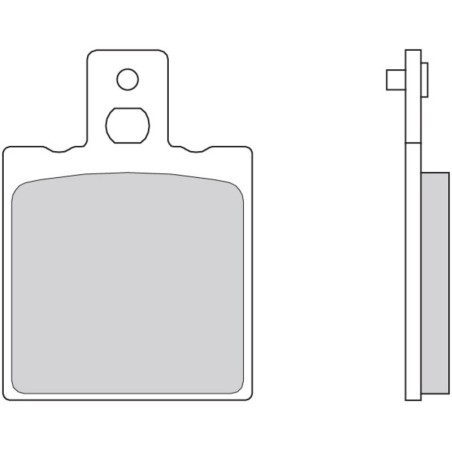 Pastillas de freno orgánicas Brembo 07BB0106