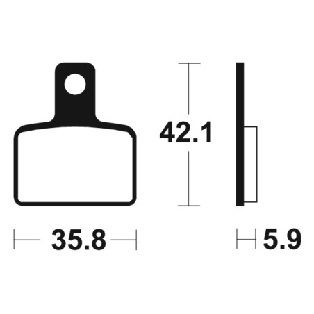Pastillas de freno Tecnium MA395 Orgánicas