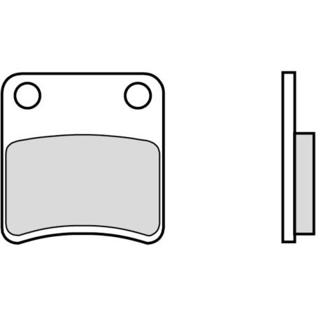 Pastillas de freno orgánicas Brembo 07032