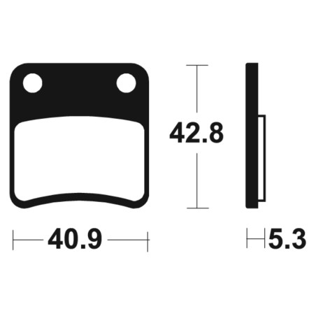 Pastillas de freno Tecnium MA379 Orgánicas