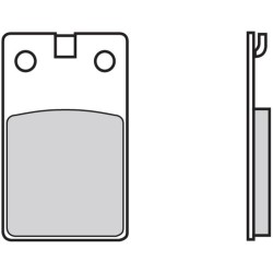 Pastillas de freno orgánicas Brembo 07008 2