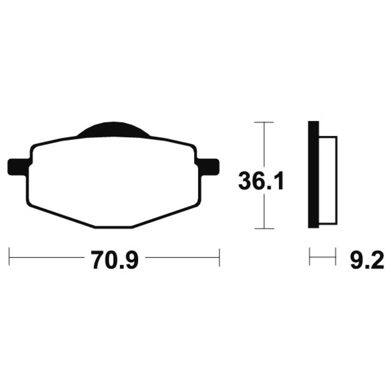 Pastillas de freno Tecnium MO75 Sinterizadas