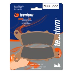 Pastillas de freno Tecnium MSS222 Sinterizadas