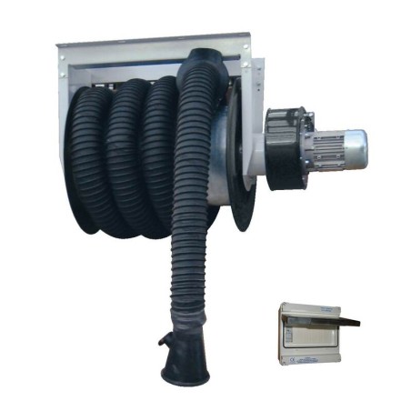Extractor de gases automático con ventilador integrado FILCAR 7m