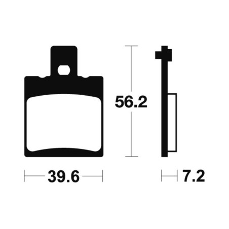 Pastillas de freno Tecnium MA324 Orgánicas