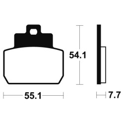 Pastillas de freno Tecnium MSS331 Sinterizadas 2