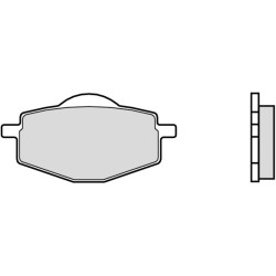 Pastillas de freno orgánicas Brembo 07039 2