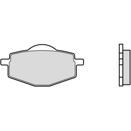 Pastillas de freno orgánicas Brembo 07039