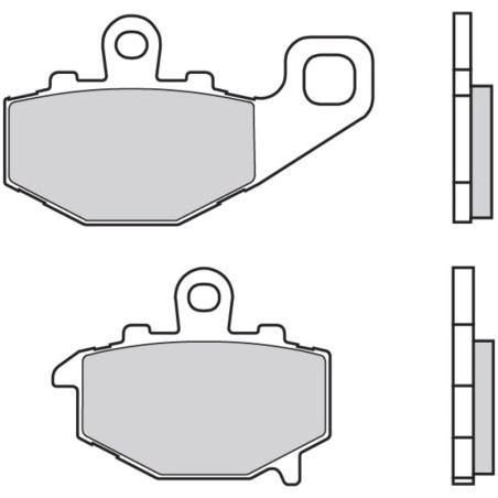 Pastillas de freno orgánicas Brembo 07KA1617