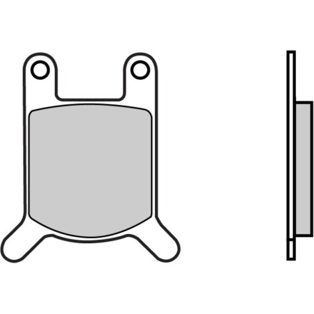 Pastillas de freno orgánicas Brembo 07GR0101